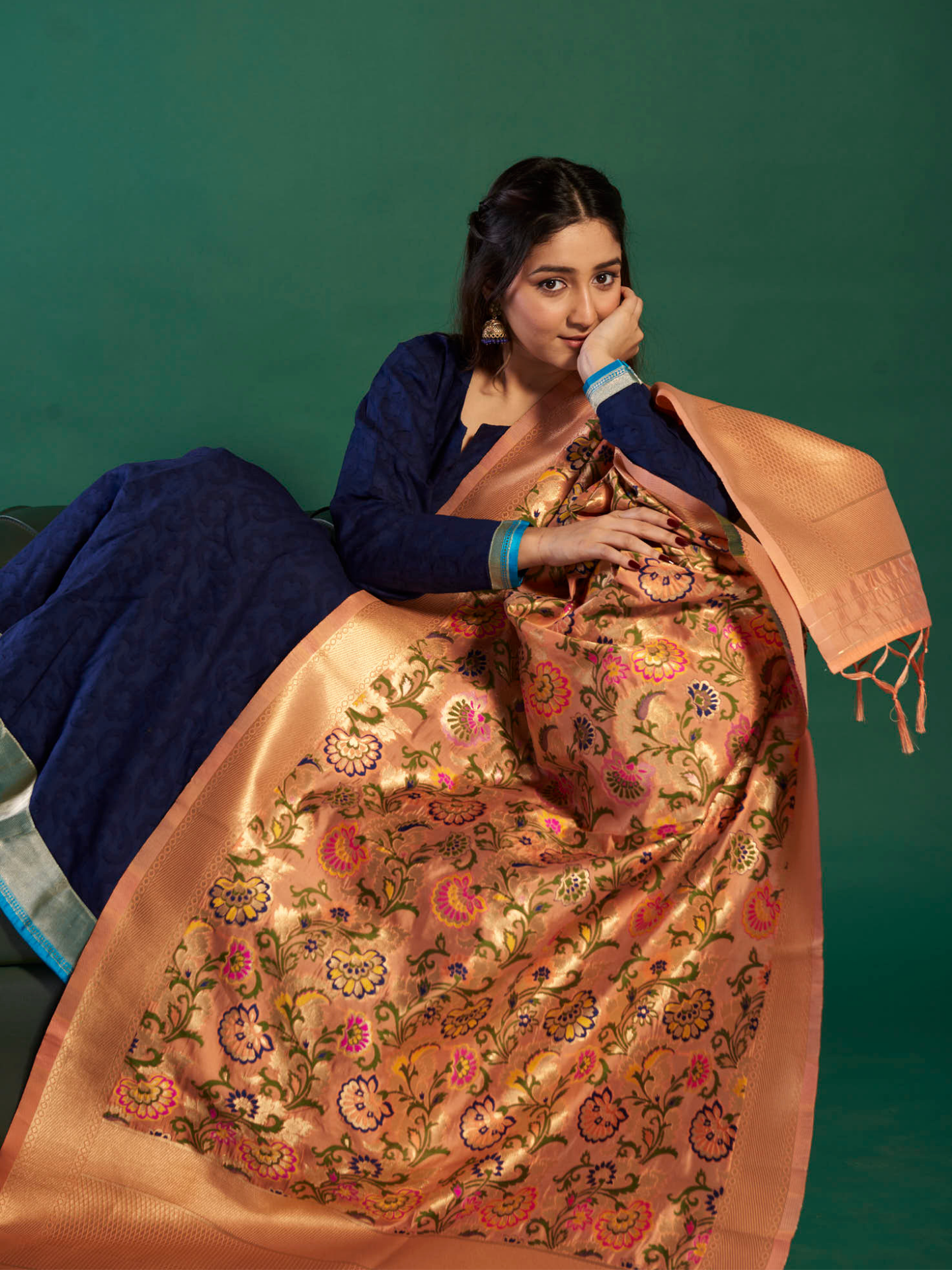 Silk Printed Banarasi Dupatta