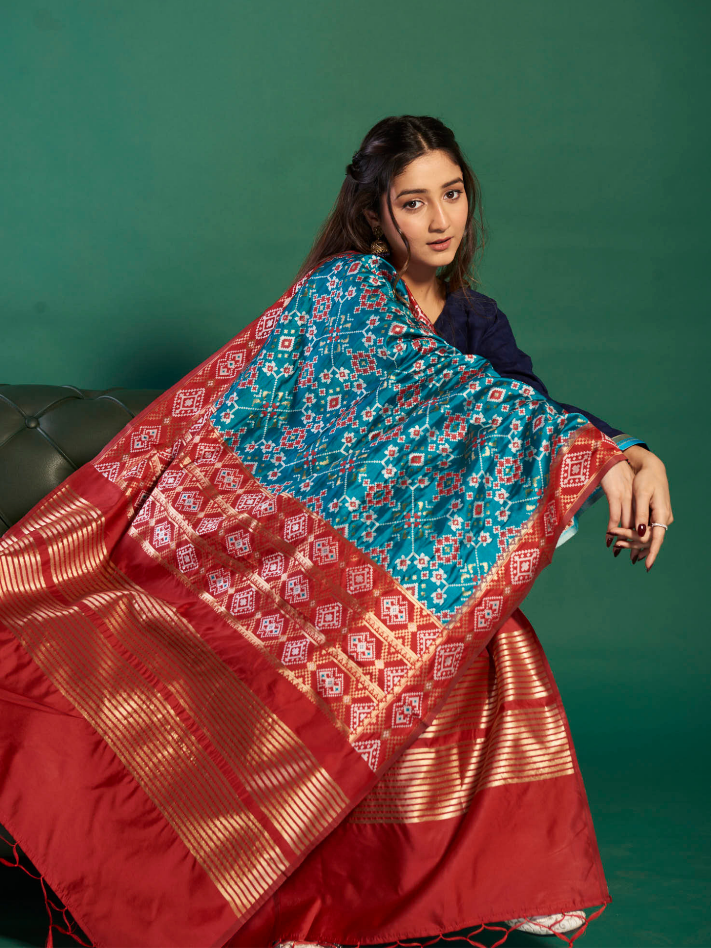 Silk Printed Banarasi Dupatta