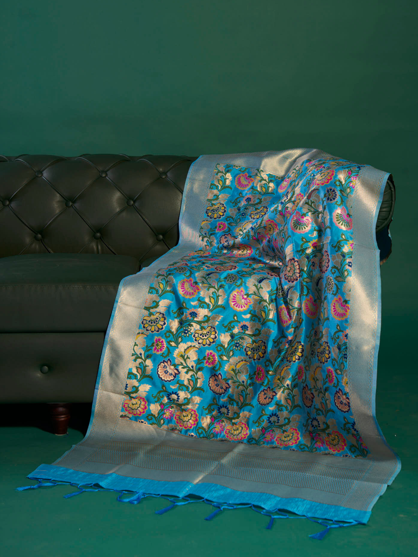 Silk Printed Banarasi Dupatta