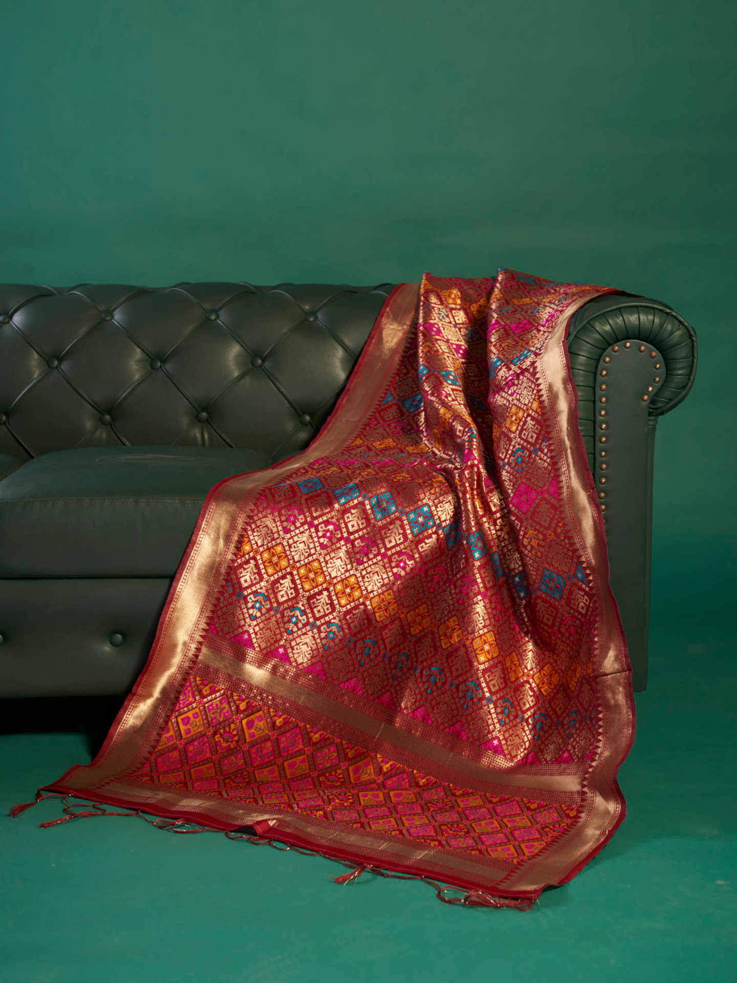 Silk Printed Banarasi Dupatta