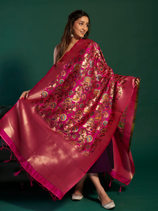 Silk Printed Banarasi Dupatta