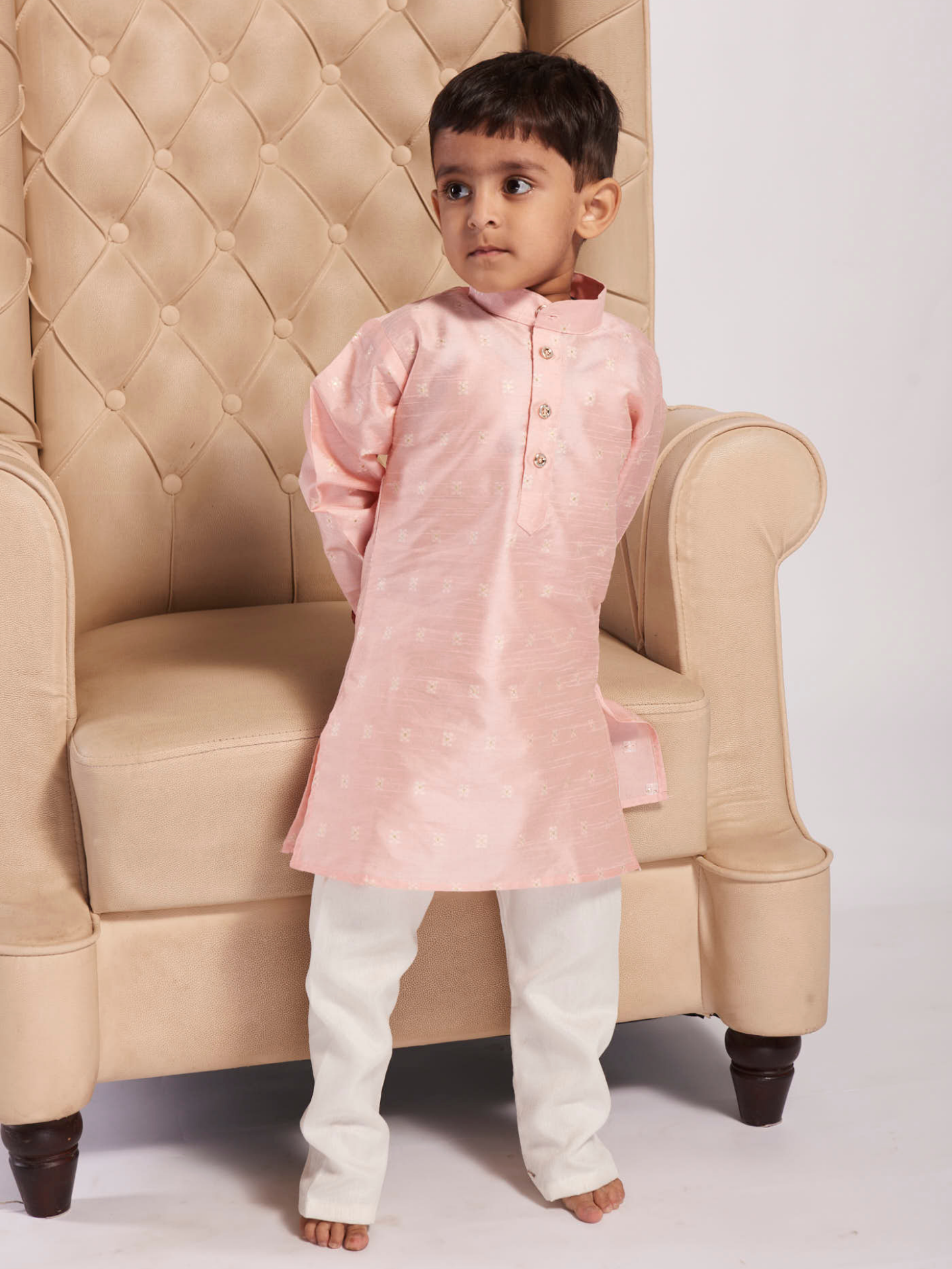 Peach Kurta Pyjama for Boys