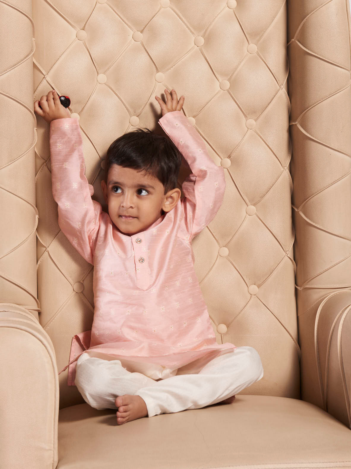 Peach Kurta Pyjama for Boys