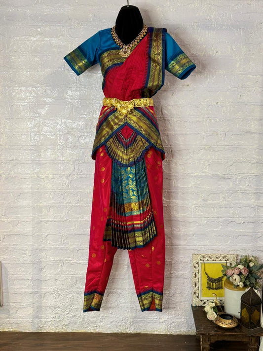 Bharatnatyam Fan Costume | XL