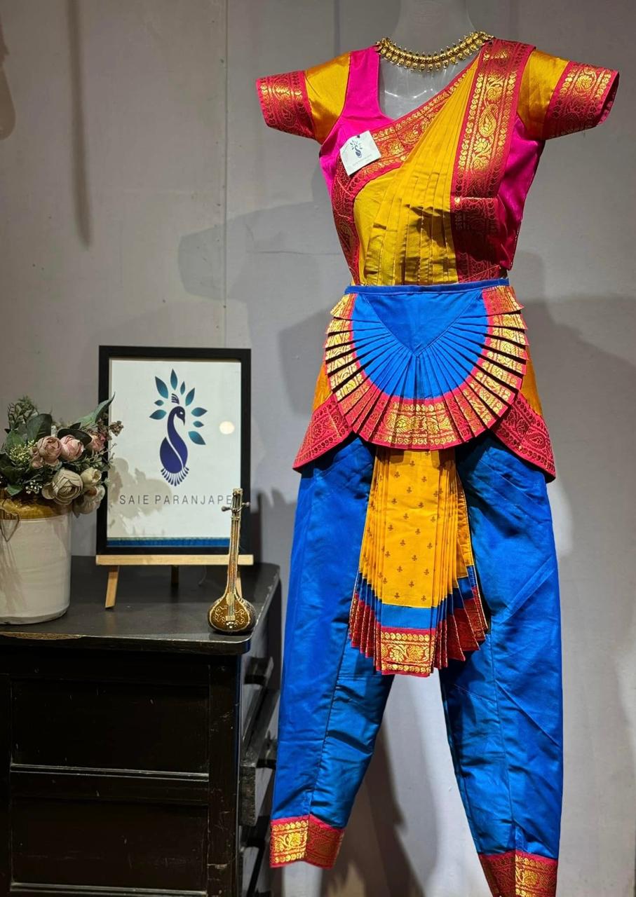 Semi - Silk Paithani Bharatnatyam costume