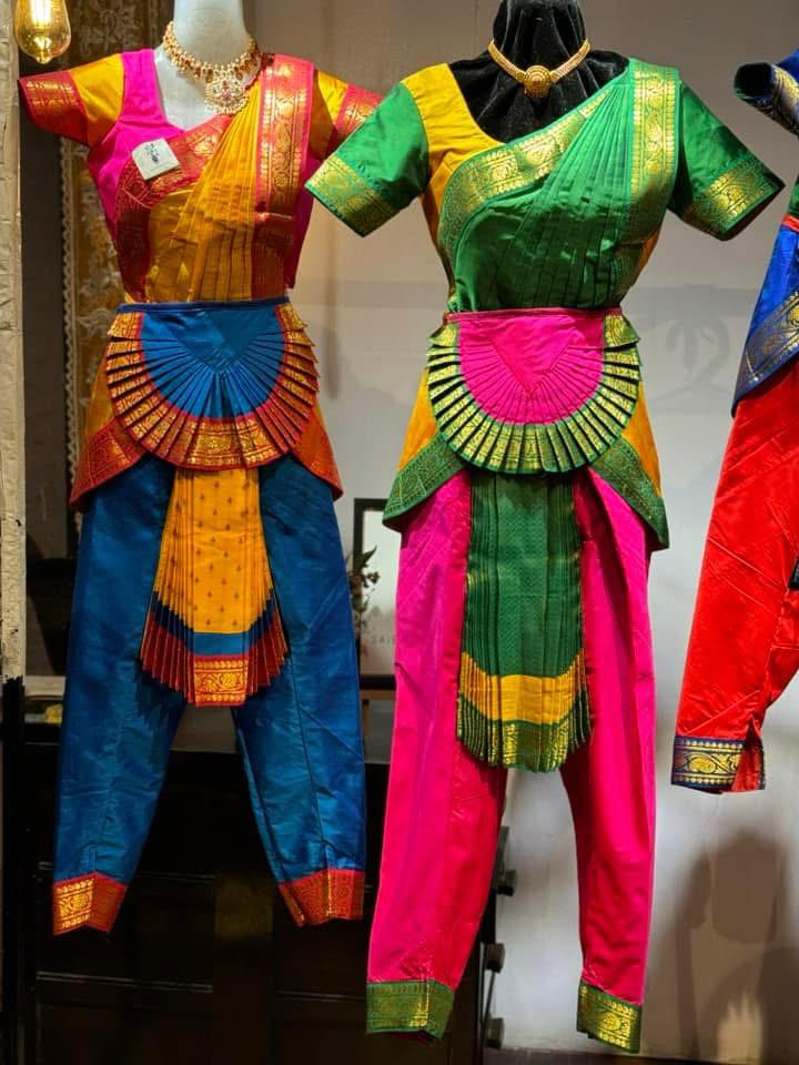 Semi - Silk Paithani Bharatnatyam costume